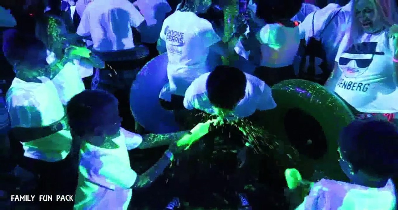 Black Light Slide HUGE FUN!!