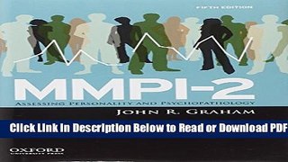 [Get] MMPI-2: Assessing Personality and Psychopathology Popular Online