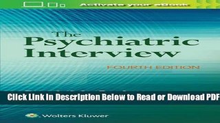 [Get] The Psychiatric Interview Popular New