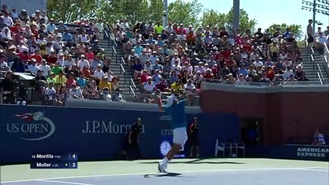 Gael Monfils - Gilles Muller (Özet)