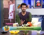 News cafe morning show at Ab tak channel with Humera naz herbalist-part 2