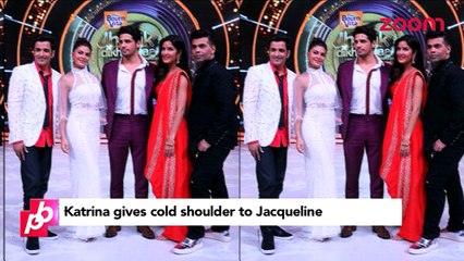 Katrina Kaif Gives Cold Shoulder To Jacqueline Fernandez-Bollywood Gossip