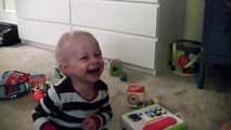 Baby Micah Laughing Hysterically at the Phone