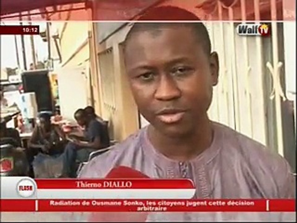 Radiation d'Ousmane Sonko
