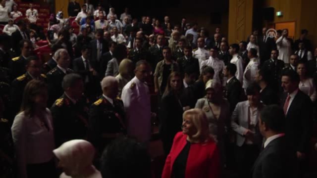 Cemal Reşit Rey Konser Salonunda Tören Düzenlendi