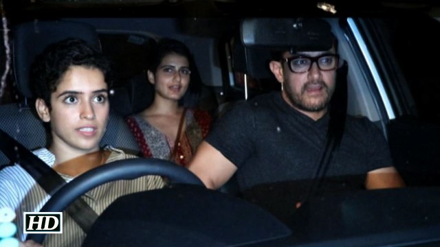 Dangal Aamir Khan PARTIES With His On Screen Daughters