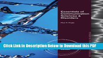 [PDF] Essentials of Communication Sciences   Disorders Popular Online