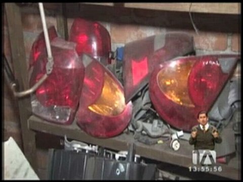 Desarticulan banda dedicada al robo de partes de vehículos