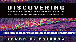 [Download] Discovering Behavioral Neuroscience: An Introduction to Biological Psychology Popular New