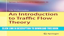 [PDF] An Introduction to Traffic Flow Theory (Springer Optimization and Its Applications) Popular
