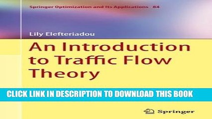 Download Video: [PDF] An Introduction to Traffic Flow Theory (Springer Optimization and Its Applications) Popular