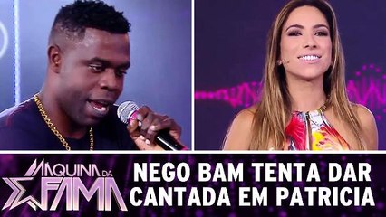 Nego Bam tenta dar cantada em Patricia
