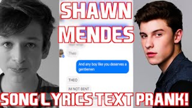 Shawn Mendes Treat You Better Song Lyrics TEXTING Prank - COMING OUT!!!