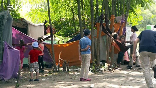 On the Serbian-Hungarian border, refugees' long march to safety grinds on