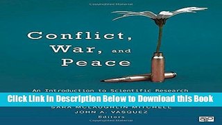 [PDF] Conflict, War, and Peace; An Introduction to Scientific Research Online Books