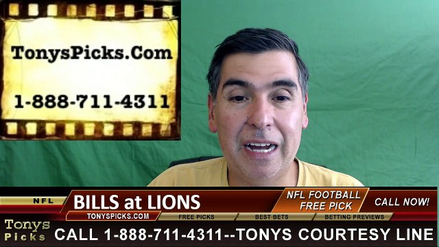 Detroit Lions vs. Buffalo Bills Free Pick Prediction NFL Preseason Pro Football Odds Preview 9-1-2016