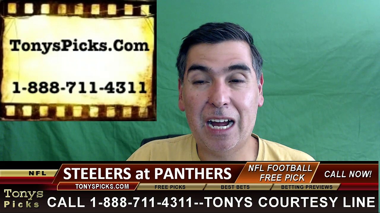 Carolina Panthers vs. Pittsburgh Steelers Free Pick Prediction NFL Preseason Pro Football Odds Preview 9-1-2016