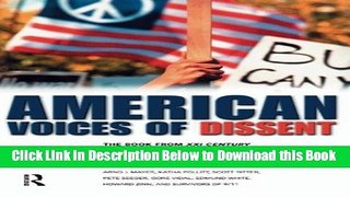 [Reads] American Voices of Dissent: The Book from XXI Century, a Film by Gabriele Zamparini and
