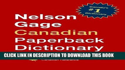 [PDF] Nelson Gage Canadian Paperback Dictionary Popular Colection