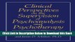 [Reads] Clinical Perspectives on the Supervision of Psychoanalysis and Psychotherapy (Critical