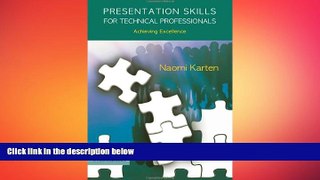 READ book  Presentation Skills for Technical Professionals (Soft Skills for It Professionals)
