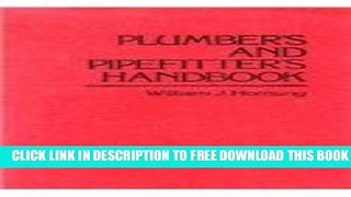 New Book Plumbers and Pipefitters Handbook