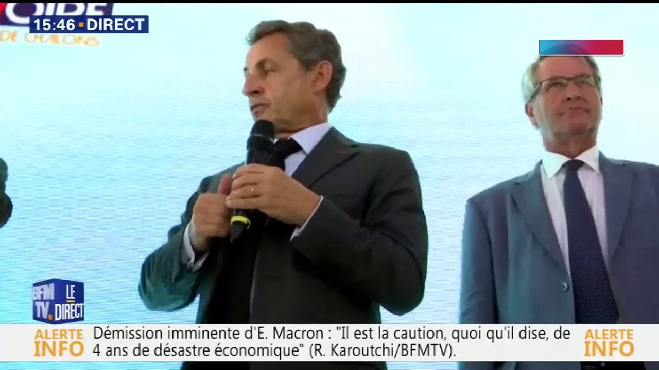 Nicolas Sarkozy se moque d'Emmanuel Macron
