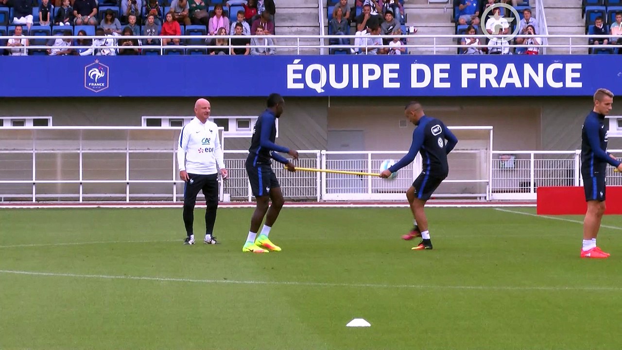 L'exercice technique de jongles entre Payet et Matuidi
