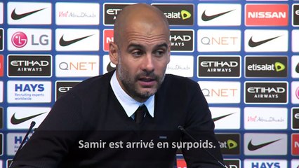 Man City - Guardiola : "Nasri est arrivé en surpoids"