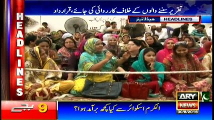 Headlines  2100 – 30th August 2016