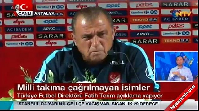 Fatih Terim'i sinirlendiren Arda Turan sorusu