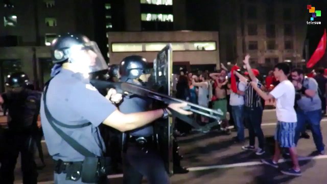 Brazilian Police Crack Down on Protests Ahead of 'Coup' Vote