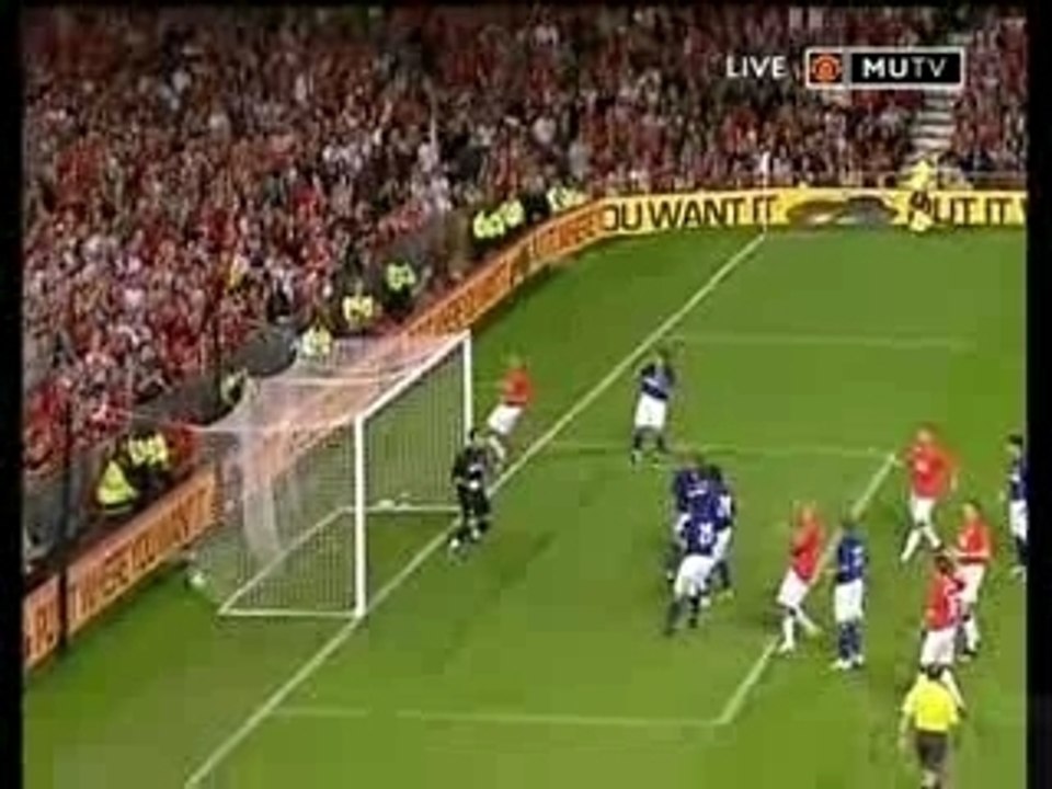 Manchester United vS Inter 2-3 Adriano (og)