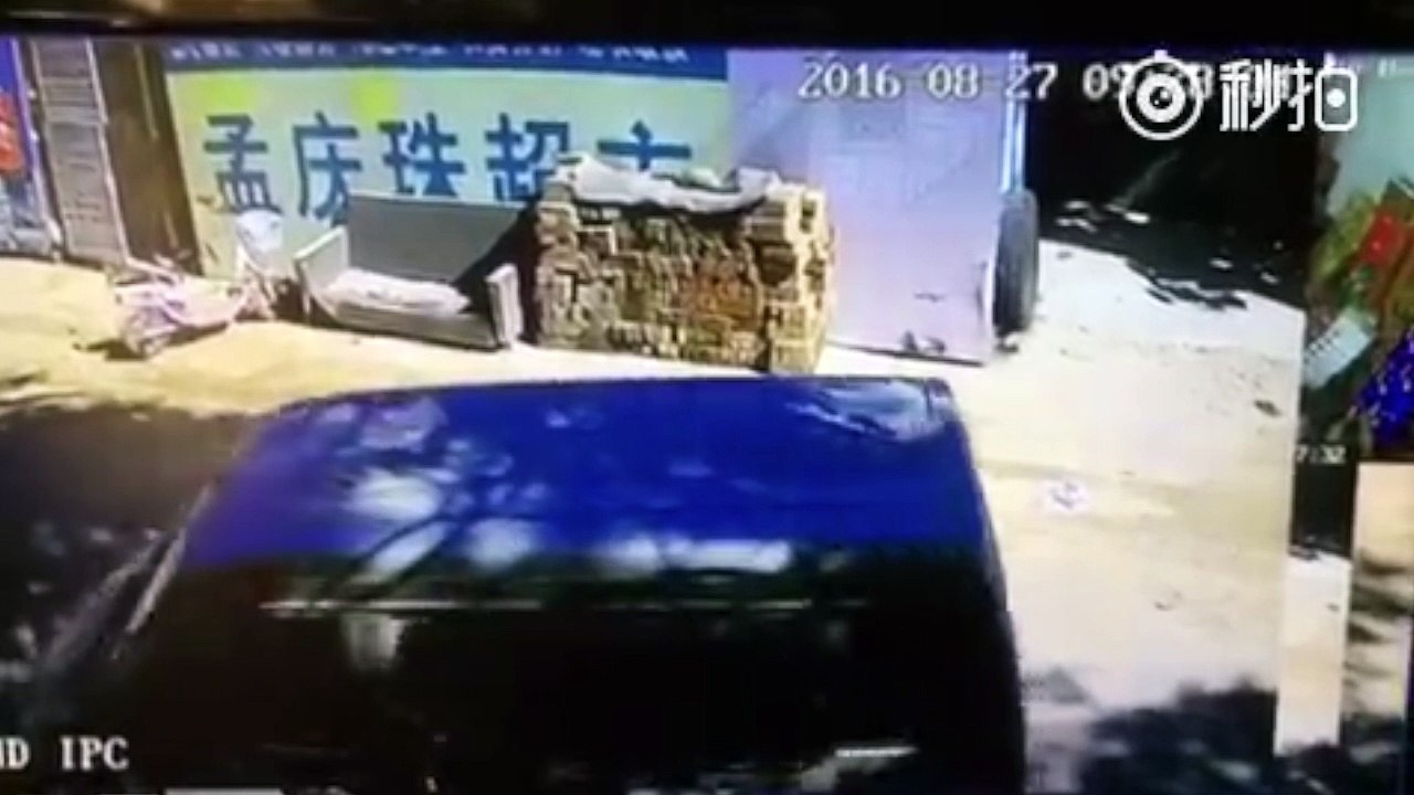Footage Shows How Child Is Snatched Away From Back of Bike