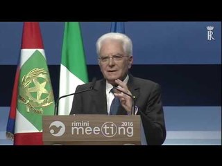 Rimini - Mattarella risponde alle domande dei ragazzi (19.08.16)