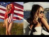 Patriotic Beyonce Poses In A Swimsuit And Calls Michelle Obama On Stage