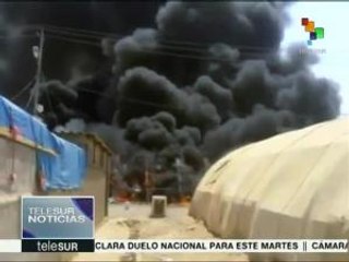 Irak: incendio destruye 70 tiendas de campaña en campo de refugiados