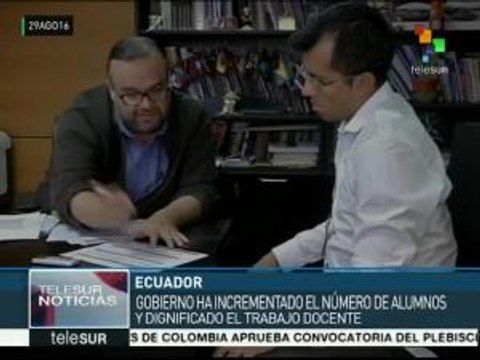 Ecuador desarrolla políticas públicas para el bienestar estudiantil