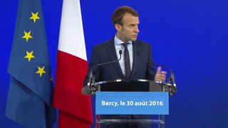 Déclaration d'Emmanuel Macron à Bercy