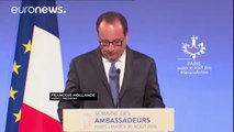 Fransa Başbakanı Hollande;  Türkiye'nin Suriye'deki müdahaleleri çelişkili