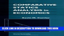 [PDF] Comparative Statics Analysis in Economics Popular Online[PDF] Comparative Statics Analysis