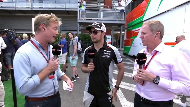Sky Sports F1: Sergio Perez Post Race Interview (2016 Belgium Grand Prix)
