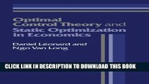 [PDF] Optimal Control Theory and Static Optimization in Economics Full Colection[PDF] Optimal