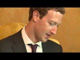 Roma - Renzi incontra Mark Zuckerberg a Palazzo Chigi (29.08.16)