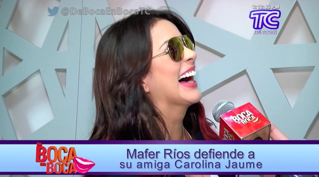 Mafer Ríos se pronuncia sobre video que hizo junto a Carolina Jaume