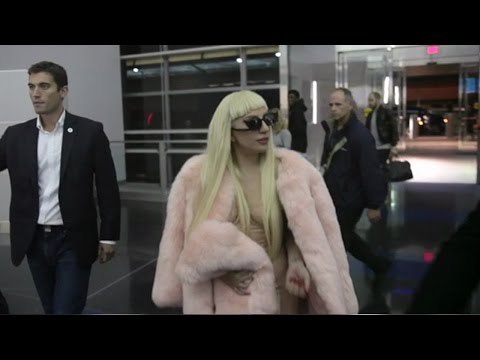 Lady Gaga Arrives At JFK Airport In New York City