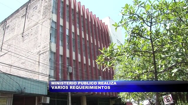 Ministerio publico realiza varios requerimientos