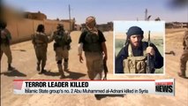 Islamic State group's no. 2 Abu Muhammed al-Adnani killed in Syria