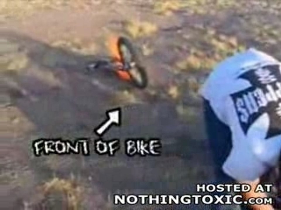 Crash moto cross