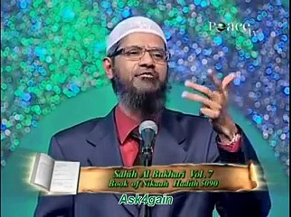 Is It True Muslim Man Can Only Marry A Girl Younger - Dr. Zakir Naik - new